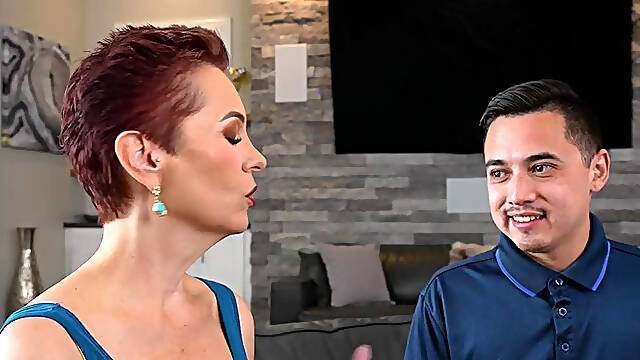 Ruby Lynne Invites a Family Friend Over for an Evening Full of Temptation