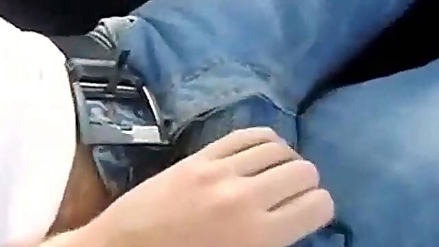 Bareback Car Fuck with a Big Cock Crossdresser