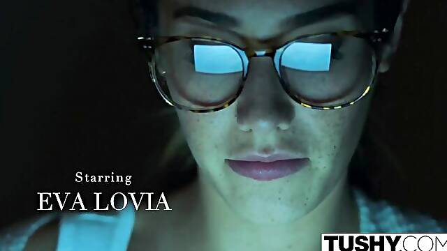 Insatiable Eva Lovia and Ricky Johnsons spooning scene