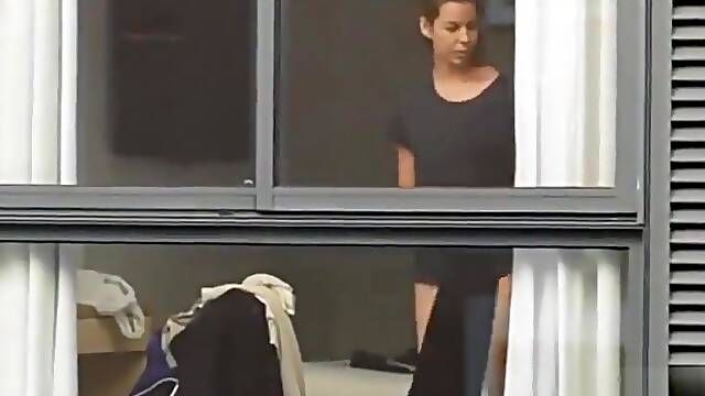 Window voyeur girl next door