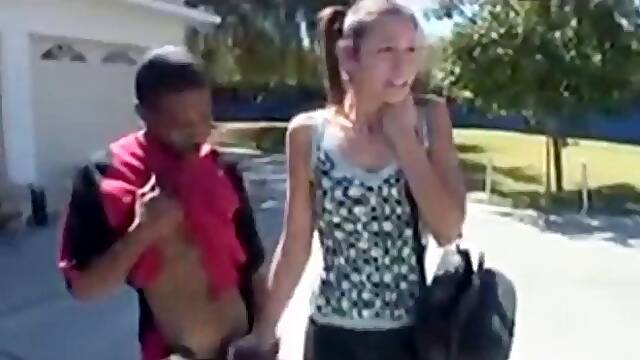 Amber Rayne hot white racist bitch fucked by big black dick