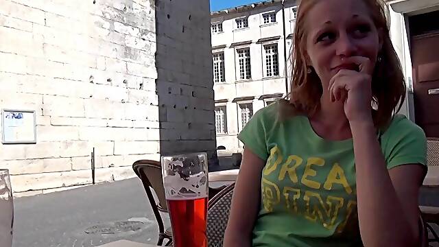 French Blonde Slut Pounded Hard Outdoors