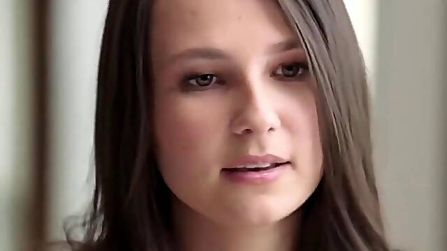 Brunette Liz Jordan Seduces College Lesbian for Anal
