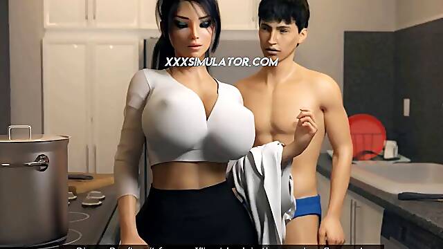 3D GF Is Fucked in Both Holes With BBC as Her Cheating Is Exposed