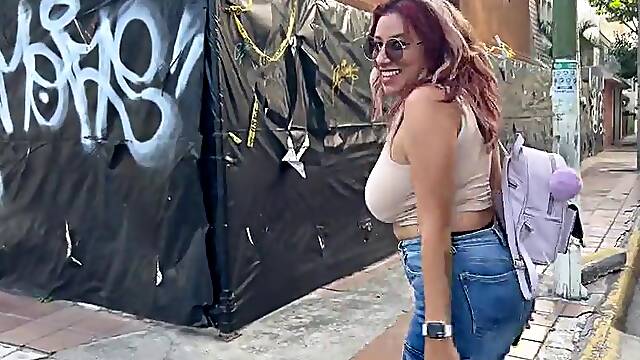 Massive Natural Tits Mexican MILF, Letzy Lizz, Takes a Trip to the Sex Shop