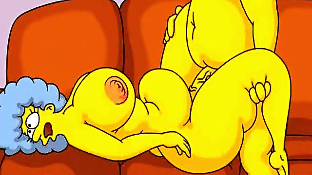 Enculer Hentai, Parodie Dessin Animé, Les Simpsons Cartoon