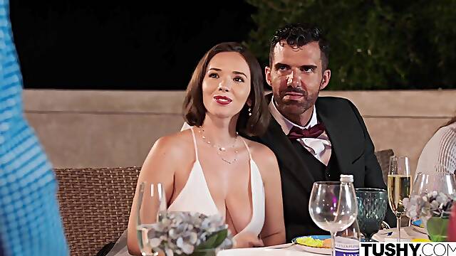 TUSHY Bride Eve Has First-Anal Experience At Hotel Vixen 3
