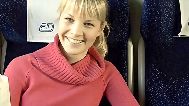 Beauty on train