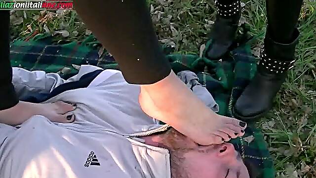 First Time of Alana - Outdoor Foot Fetish Domination