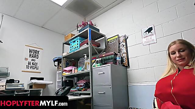 Busty PE Coach Gets Caught Shoplifting - Mature