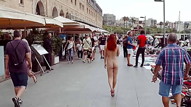Dominika Nude in Barcelona 2