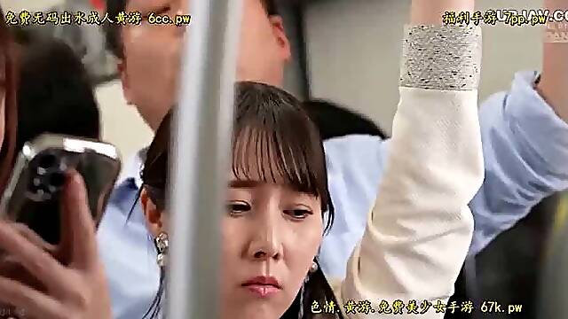 #111K9 ** JAPANESE BEAUTY GETS GROPED & ENTICED TO FUCK ON A TRAIN & TOLD TO SWALLOW CUM WITH HER MOUTH***