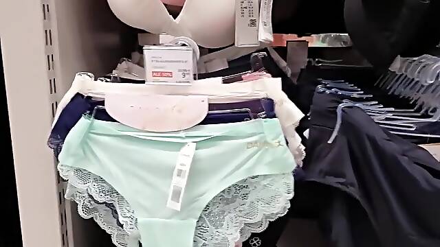 Diaper Girl Wets Herself While Shopping Bras And Panties