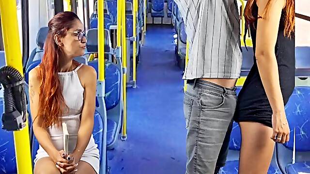 Public Transport Worker Humps Naughty Girl In Short Dress!
