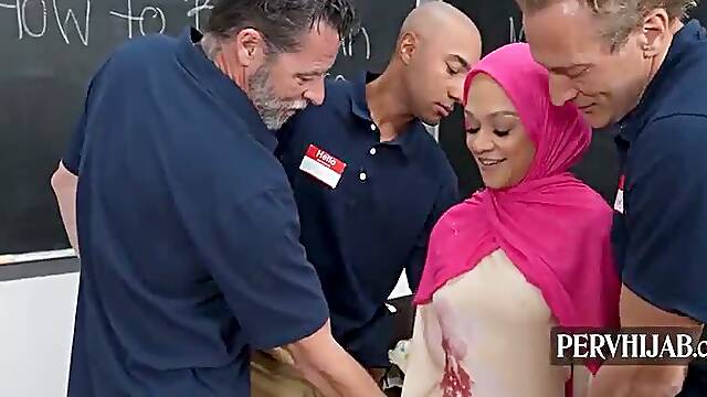 Our Arab HR Keeps Attrition Low (Lets Us Gangbang Her)