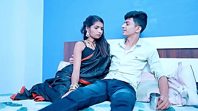 Naughty slim sexy Bhabhi seduce by her devar in the bedroom