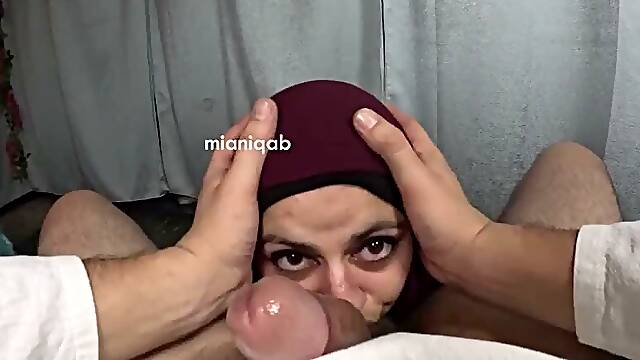 Arab HouseWife Mia Niqab Blowjob Compilation 1
