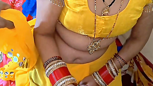 A hot Indian with a fat ass is banged by her husband