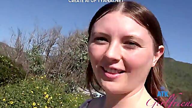 Zoey Zimmer shares passionate date night with intense sensual heat