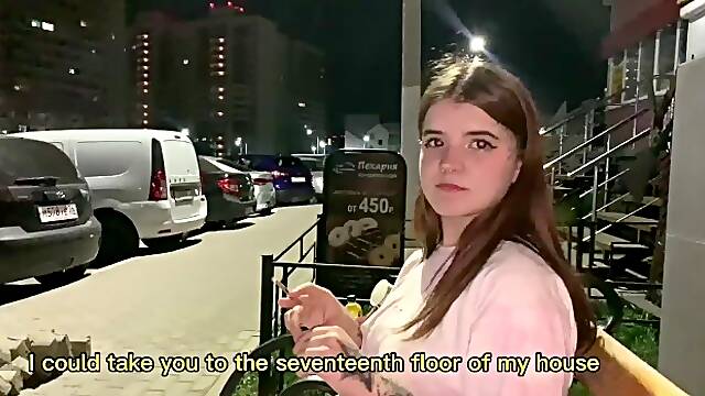 I met a schoolgirl on the street and banged her in the entrance.