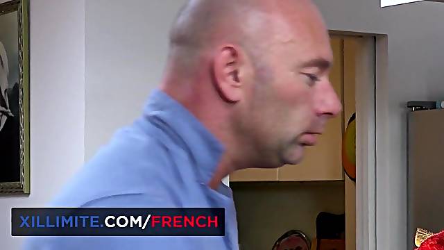 French brunette hair mother id like to fuck drilled by the repairman