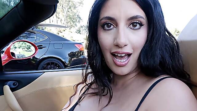 Arab beauty Sarah gets wild with stud Stoney in a steamy interracial romp