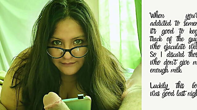 The diary of a cum slut -A hot milk for breakfast