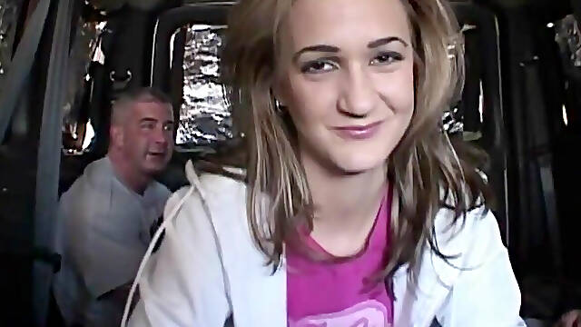 Her first bang van orgy