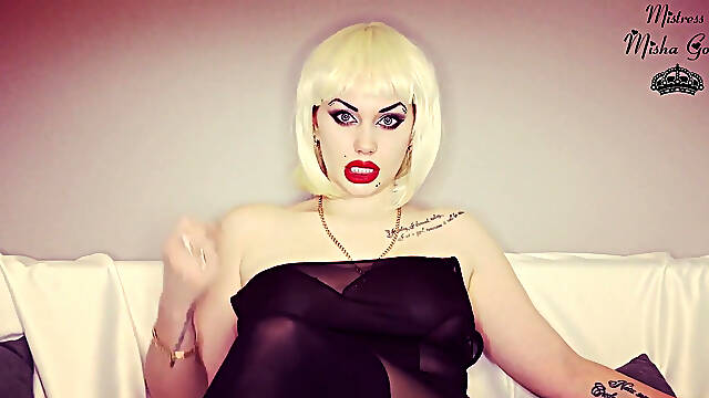 I will make you eat your sperm, but after you hold it in your mouth for a certain time