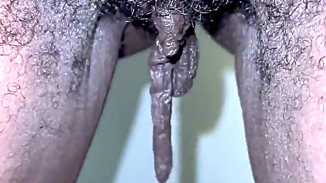 Closeup Pulling My Big Long Pussy Lips