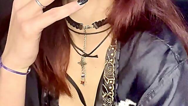 Seductive 4K Smoking Tease in Black Lingerie & Fishnets - Talking Dirty to You