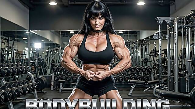 Dominating Muscle Tease - Flexing Power, Vein-Popping Strength & Overpowering Climax