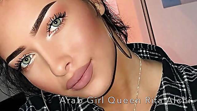 Arab girl in lace panties fucked in the ass
