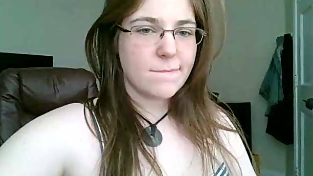 Grasse A Lunettes, Joufflu Teen Solo, Ados Potelee Webcam