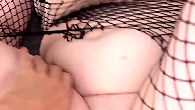 Fishnet Fun with Frisky Alt Girl