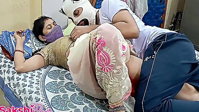 My Stepmom Wear Saree Petticoat Slipped, Ready for Function Horny Stepson Fuck Desi Hindi Audio