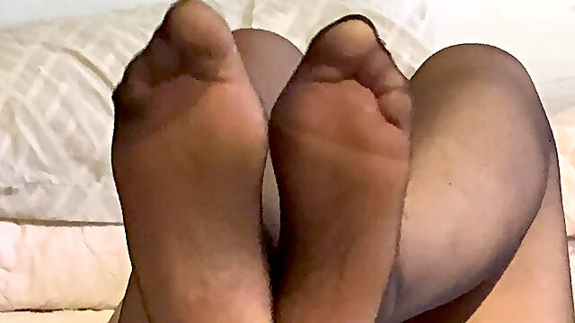 The Sexy Audition of the Naughty Stepmother in Pantyhose