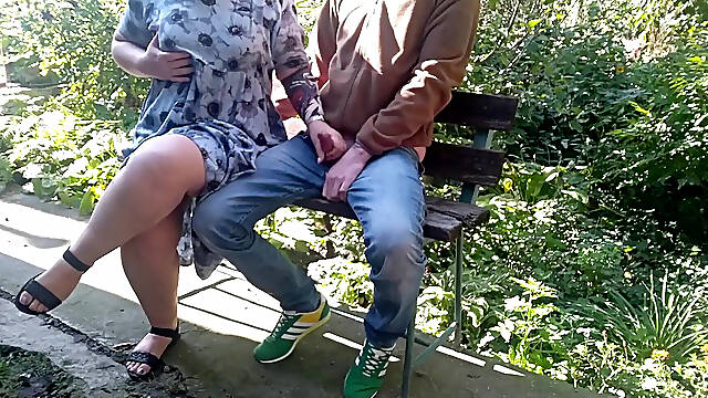 Stepmom, Please Make Me Cum Outside