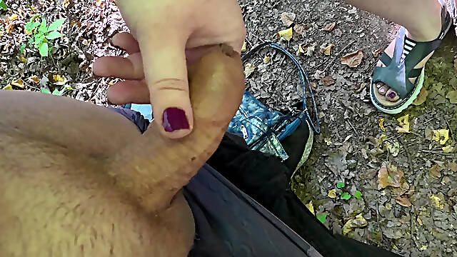 Sucking Cock in the Woods