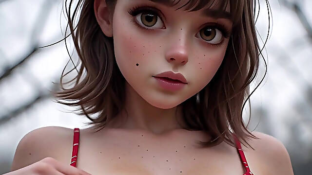 Izaline Part1 - Horney in a Rainy Park - Dazeminax (ai)