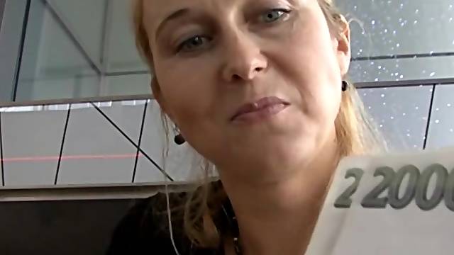 CZECH STREETS - Blonde MILF Picked up on Street