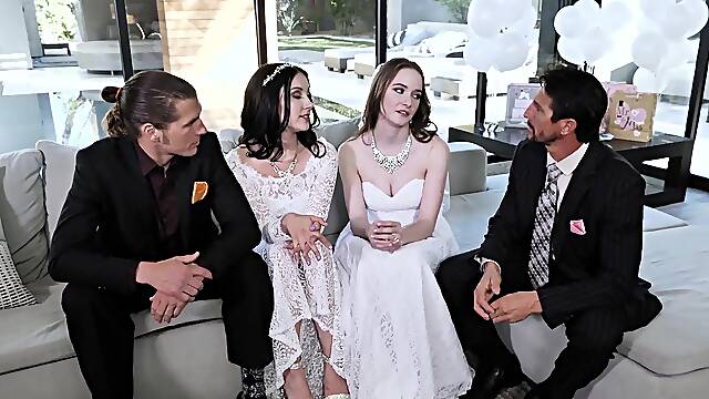 Hung Tommy pleases Hazel and Jazzy in a wild threesome